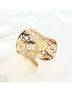 Brazalete en acero calado